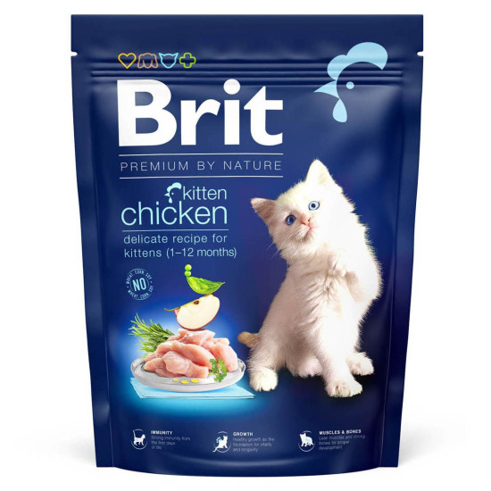 Сухий корм для кошенят Brit Premium by Nature Cat Kitten 300 г (курка)