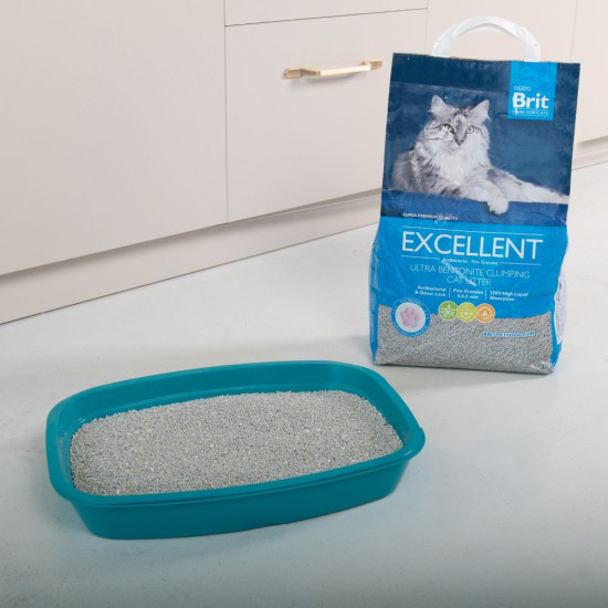 Наполнитель туалета для кошек Brit Fresh Excellent, 5 кг (бентонитовый)
