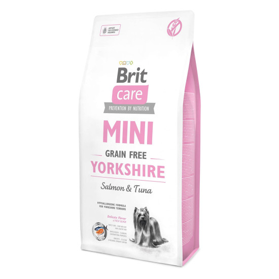 Сухий корм для йоркширських тер'єрів Brit Care Mini GF Yorkshire 7 кг (лосось та тунець)