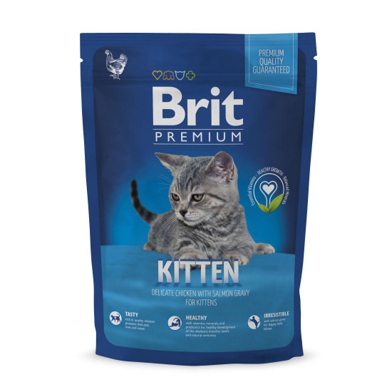 Сухий корм для кошенят Brit Premium Cat Kitten 1,5 кг (курка)