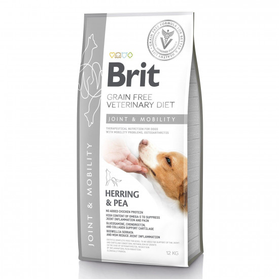 Сухий корм для собак, при захворюваннях суглобів Brit GF Veterinary Diet Joint & Mobility 12 кг (оселедець)