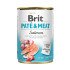 Корм вологий Brit Care Pate and Meat для дорослих собак з лососем 400 г