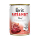 Вологий корм для собак Brit Pate & Meat Beef 400 г (яловичина та індичка) Вологий корм для собак Brit Pate & Meat Beef 400 г (яловичина та індичка)