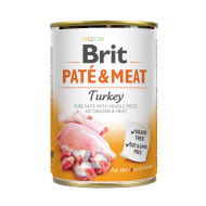 Корм вологий Brit Care Pate and Meat для дорослих собак з індичкою 400 г Корм вологий Brit Care Pate and Meat для дорослих собак з індичкою 400 г