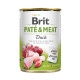 Вологий корм для собак Brit Pate & Meat Duck 400 г (курка та качка) Вологий корм для собак Brit Pate & Meat Duck 400 г (курка та качка)