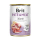 Влажный корм для собак Brit Pate & Meat Lamb 400 г (курица и ягнёнок)