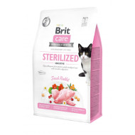 Корм сухий Brit Care Cat Grain Free Sterilized Sensitive для стерилізованих котів з чутливим травленням з кроликом 400 г