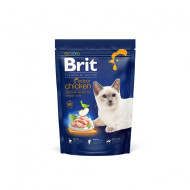 Сухой корм для котов, живущих в помещении Brit Premium by Nature Cat Indoor 800 г - курица