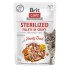 Влажный корм для стерилизованных кошек Brit Care Cat Sterilized 85 г (утка)