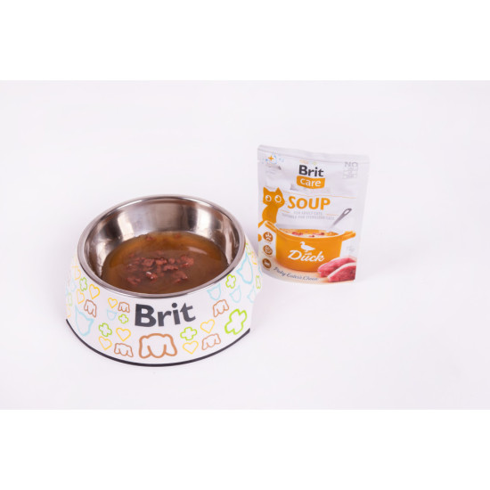 Вологий корм для котів Brit Care Soup pouch 75 г (качка)