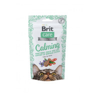 Лакомство для кошек Brit Care Crunchy Cracker Calming 50 г (курица, кошачья мята и ягоды годжи)