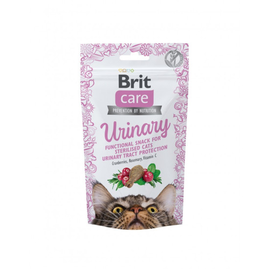 Ласощі для котів Brit Care Urinary 50 г - індичка, журавлина та розмарин