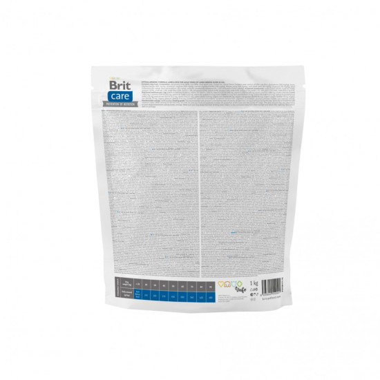 Сухой корм для собак крупных пород Brit Care Hypoallergenic Large Breed Adult 1 кг (ягненок)