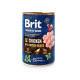 Вологий корм для собак Brit Premium By Nature Chicken with Hearts 400 г (курка)