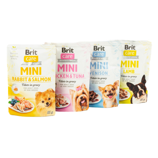 НАБІР Brit Care Mini мікс для дорослих собак 3+1