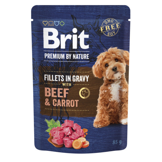 Набір вологого корму для собак Brit Premium Fillets in Gravy Multipack 85 г х 12 шт (асорті)