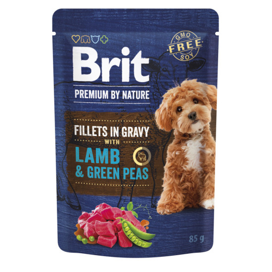 Набір вологого корму для собак Brit Premium Fillets in Gravy Multipack 85 г х 12 шт (асорті)