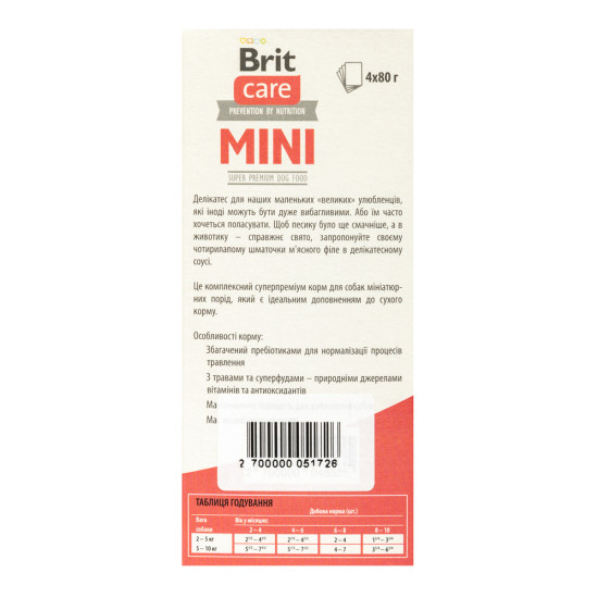 НАБІР Brit Care Mini для цуценят 3+1