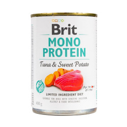 Влажный корм для собак Brit Mono Protein Tuna & Sweet Potato 400 г (тунец и батата)