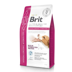Корм сухий Brit VetDiet Dog Hypoallergenic Hydrolyzed для собак із харчовою алергією з гідролізованим білком 2 кг Корм сухий Brit VetDiet Dog Hypoallergenic Hydrolyzed для собак із харчовою алергією з гідролізованим білком 2 кг