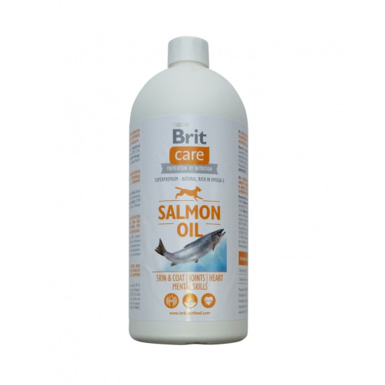 Олія лосося Brit Care 1 л (для шкіри та шерсті)