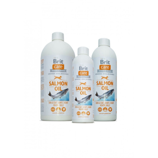 Олія лосося Brit Care 1 л (для шкіри та шерсті)