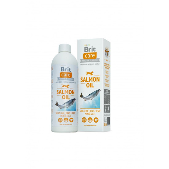 Олія лосося Brit Care 500 мл (для шкіри та шерсті)