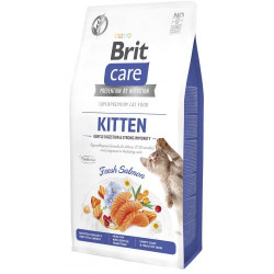 Сухий корм для кошенят Brit Care Cat Grain Free Kitten Gentle Digestion Strong Immunity 7 кг - лосось Сухий корм для кошенят Brit Care Cat Grain Free Kitten Gentle Digestion Strong Immunity 7 кг - лосось