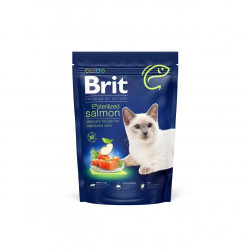 Сухой корм для стерилизованных котов Brit Premium by Nature Cat Sterilized Salmon 800 г (лосось)