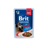 Brit Premium Delicate Fillets in Gravy Lamb for Sterilised влажный корм для кошек 85 г - ягненок