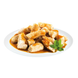 Вологий корм для котів Brit Premium Delicate Fillets in Gravy Chicken for Sterilised pouch 85 г - курка