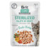 Вологий корм для котів Brit Care Cat Sterilized pouch 85 г (індичка)