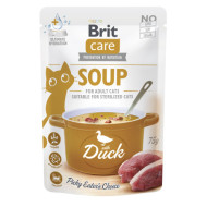 Вологий корм для котів Brit Care Soup pouch 75 г - качка Вологий корм для котів Brit Care Soup pouch 75 г - качка