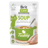 Вологий корм для котів Brit Care Soup pouch 75 г - індичка Вологий корм для котів Brit Care Soup pouch 75 г - індичка