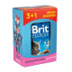 Вологий корм для котів Brit Premium pouch 4 x 100 г - курка та індичка Вологий корм для котів Brit Premium pouch 4 x 100 г - курка та індичка