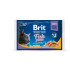 Влажный корм для кошек Brit Premium Cat Fish Plate pouches 400 г (ассорти из 2 вкусов «Рыбная тарелка»)