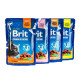 Набор влажного корма для котов Brit Premium Sterilised pouch 12 шт/100 г - ассорти Набор влажного корма для котов Brit Premium Sterilised pouch 12 шт/100 г - ассорти