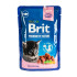 Вологий корм для кошенят Brit Premium pouch 100 г (біла риба)