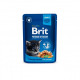 Вологий корм для кошенят Brit Premium Cat Chicken Chunks for Kitten pouch 100 г (шматочки курки) Вологий корм для кошенят Brit Premium Cat Chicken Chunks for Kitten pouch 100 г (шматочки курки)