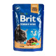 Влажный корм для котов Brit Premium Sterilised pouch 100 г (печень)