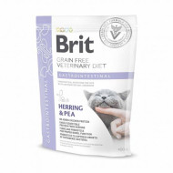 Сухой корм для кошек Brit GF Veterinary Diet Gastrointestinal 400 г - сельдь и горох