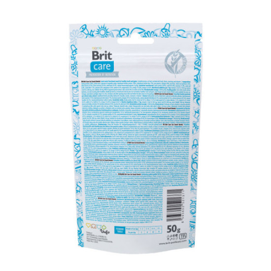 Лакомство для кошек Brit Care Functional Snack Dental 50 г (для зубов) Лакомство для кошек Brit Care Functional Snack Dental 50 г (для зубов)