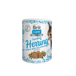 Лакомство для кошек Brit Care Superfruits Herring 100 г - сельдь