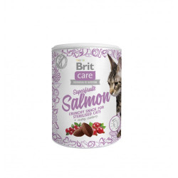 Ласощі для котів Brit Care Crunchy Cracker Superfruits 100 г - (лосось, шипшина і журавлина) Ласощі для котів Brit Care Crunchy Cracker Superfruits 100 г - (лосось, шипшина і журавлина)