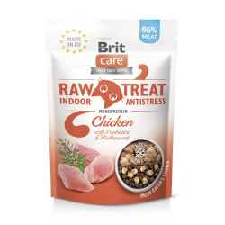 Ласощі для котів Brit Raw Treat Indoor & Antistress 40 г - курка Ласощі для котів Brit Raw Treat Indoor & Antistress 40 г - курка