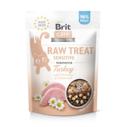 Ласощі для котів Brit Raw Treat Sensitive 40 г - індичка Ласощі для котів Brit Raw Treat Sensitive 40 г - індичка