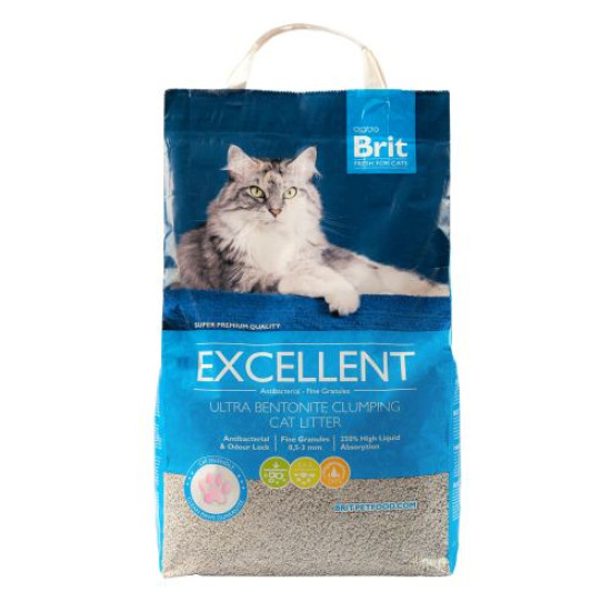 Наполнитель туалета для кошек Brit Fresh Excellent, 5 кг (бентонитовый)