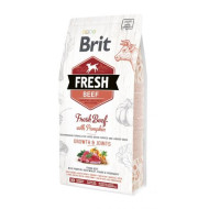 Brit Fresh Puppy Junior Growth & Joints сухой корм для щенков 2,5 кг - говядина и тыква
