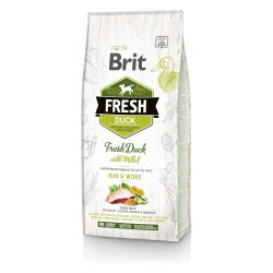 Brit Fresh Active Run and Work сухой корм для собак 12 кг - утка