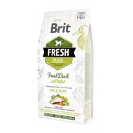 Сухой корм для активных собак всех пород Brit Fresh Duck with Millet 2,5 кг (утка)